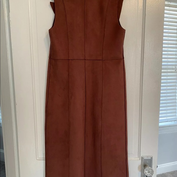 Anthropologie Tandy Utility Suede Vest Brown XS - Picture 8 of 11